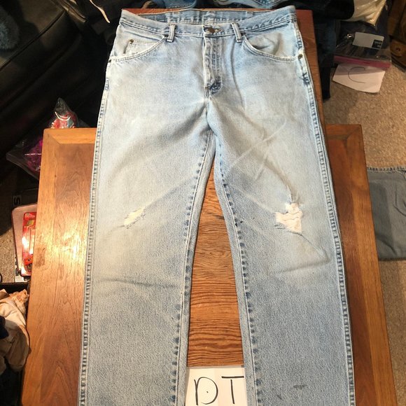 Wrangler | Jeans | Vintage Mens Wranglers Distressed Grunge Jeans 965ds  Tagged Size 33x29 | Poshmark